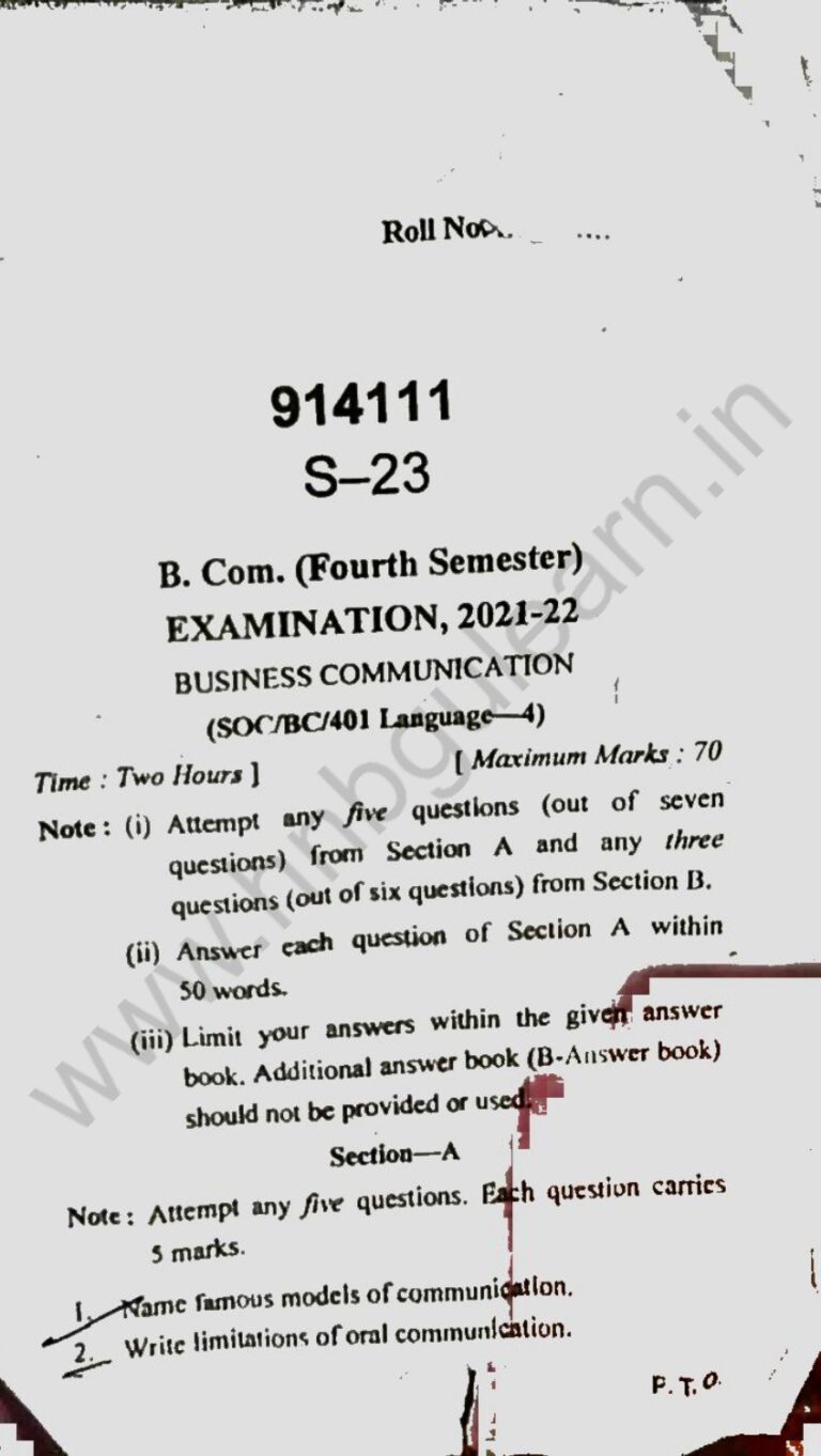 b.com 4th semester business communication 2021-22 hnbgu previous question paper_page-0003